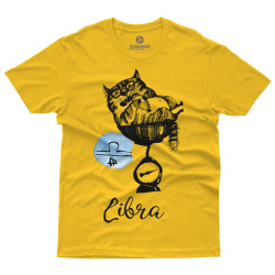 Αστείες Γάτες Ζώδια - Ζυγός (Κοντομάνικο Παιδικό) Αστείες Γάτες Ζώδια - Ζυγός (Κοντομάνικο Παιδικό)