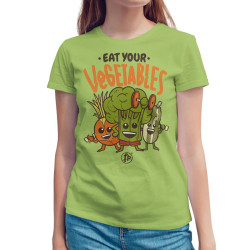 Eat your vegetables Vegan (Κοντομάνικο Γυναικείο) Eat your vegetables Vegan (Κοντομάνικο Γυναικείο)