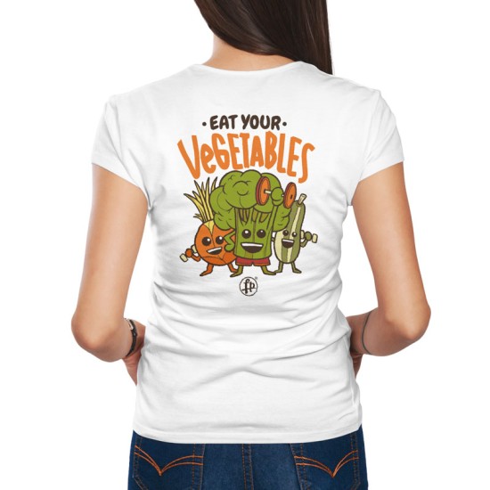 Eat your vegetables Vegan (Κοντομάνικο Γυναικείο)