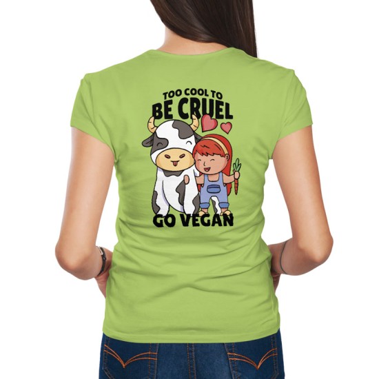 Go Vegan (Κοντομάνικο Γυναικείο)