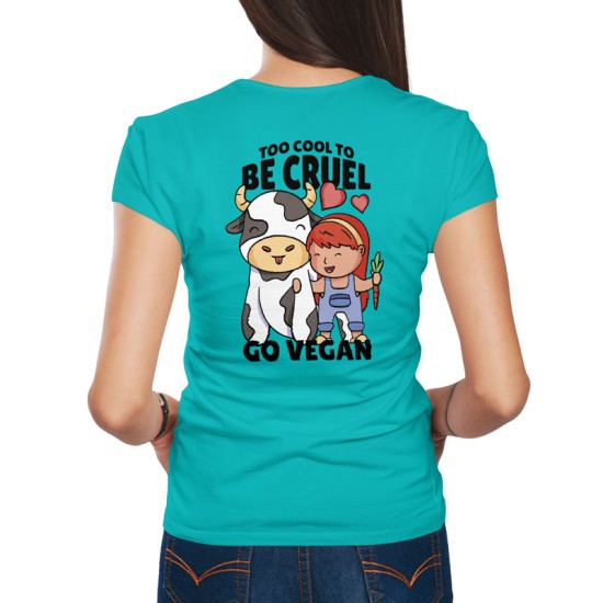 Go Vegan (Κοντομάνικο Γυναικείο)