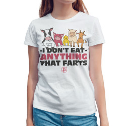I dont eat anything that farts ( Κοντομάνικο Γυναικείο) I dont eat anything that farts ( Κοντομάνικο Γυναικείο)