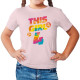 This girl is now 4 - Birthday t-shirt (Κοντομάνικο Παιδικό)