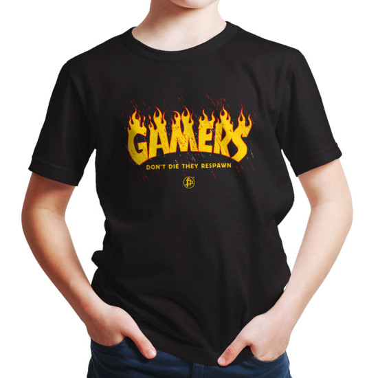 GAMERS DON'T DIE THEY RESPAWN (Κοντομάνικο Παιδικό)