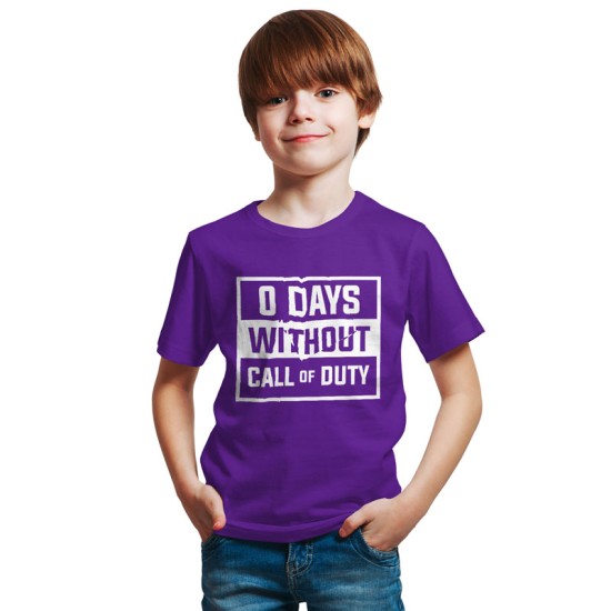 0 DAYS WITHOUT CALL OF DUTY (Κοντομάνικο Παιδικό)
