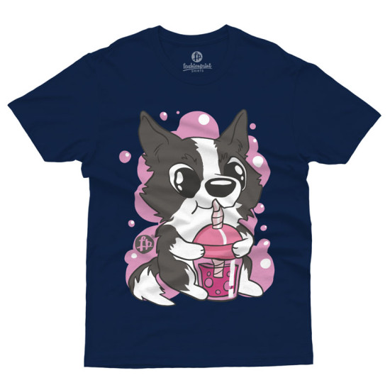 Collie dog bubble tea (Κοντομάνικο Παιδικό)