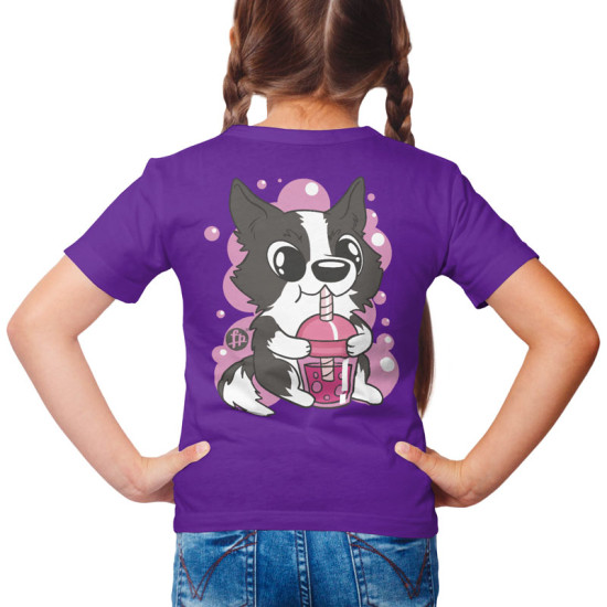 Collie dog bubble tea (Κοντομάνικο Παιδικό)