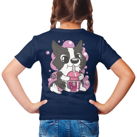 Collie dog bubble tea (Κοντομάνικο Παιδικό)