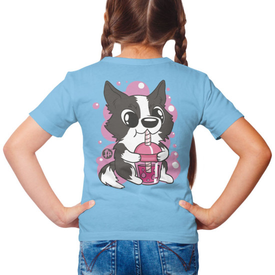 Collie dog bubble tea (Κοντομάνικο Παιδικό)
