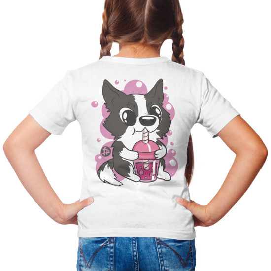 Collie dog bubble tea (Κοντομάνικο Παιδικό)