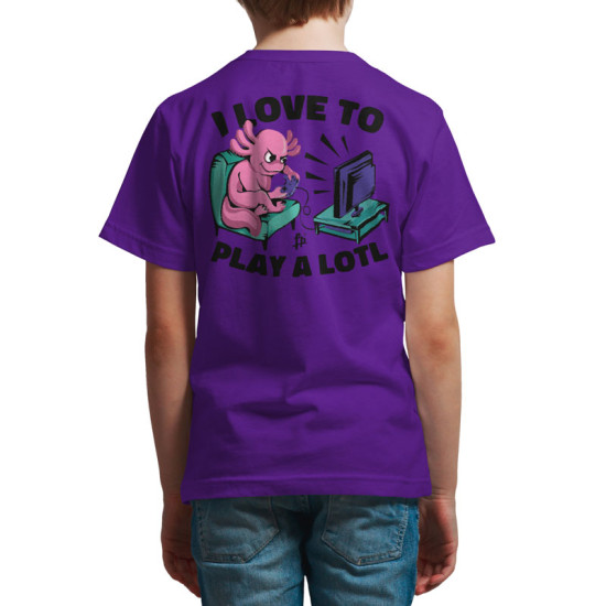 gamer axolotl couch tv (Κοντομάνικο Παιδικό) gamer axolotl couch tv (Κοντομάνικο Παιδικό)