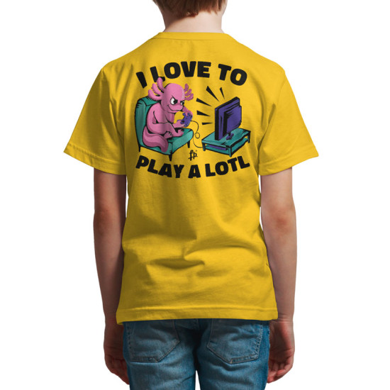 gamer axolotl couch tv (Κοντομάνικο Παιδικό) gamer axolotl couch tv (Κοντομάνικο Παιδικό)