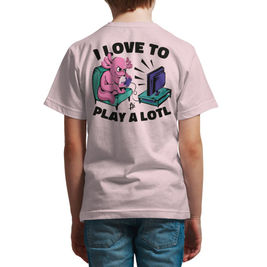 gamer axolotl couch tv (Κοντομάνικο Παιδικό) gamer axolotl couch tv (Κοντομάνικο Παιδικό)