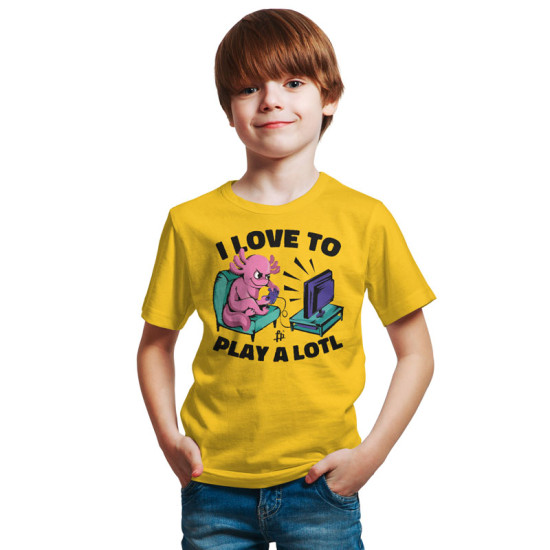 gamer axolotl couch tv (Κοντομάνικο Παιδικό) gamer axolotl couch tv (Κοντομάνικο Παιδικό)