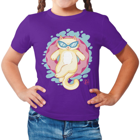 summer cat  (Κοντομάνικο Παιδικό)