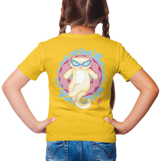 summer cat  (Κοντομάνικο Παιδικό)