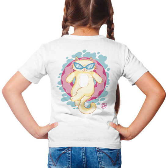 summer cat  (Κοντομάνικο Παιδικό)