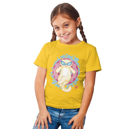 summer cat  (Κοντομάνικο Παιδικό)