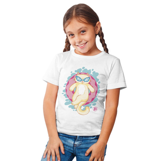 summer cat  (Κοντομάνικο Παιδικό)