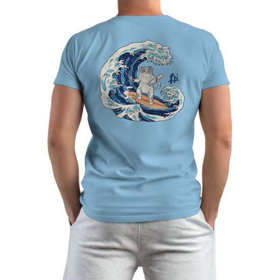 CAT SUSHI WAVE (Κοντομάνικο Ανδρικό / Unisex)