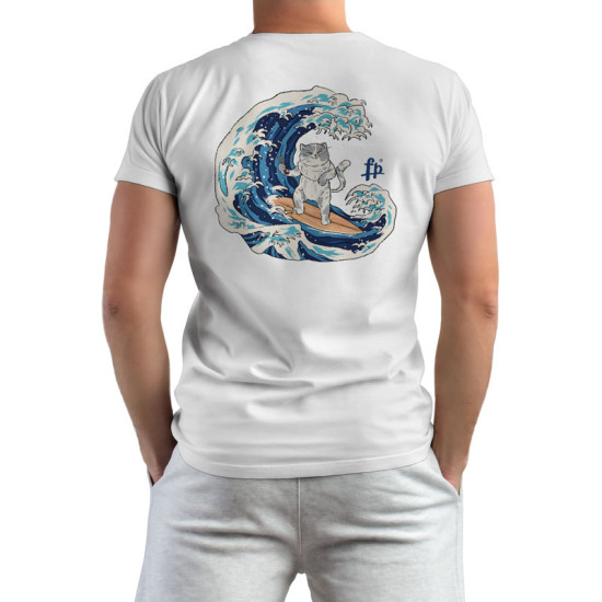 CAT SUSHI WAVE (Κοντομάνικο Ανδρικό / Unisex)