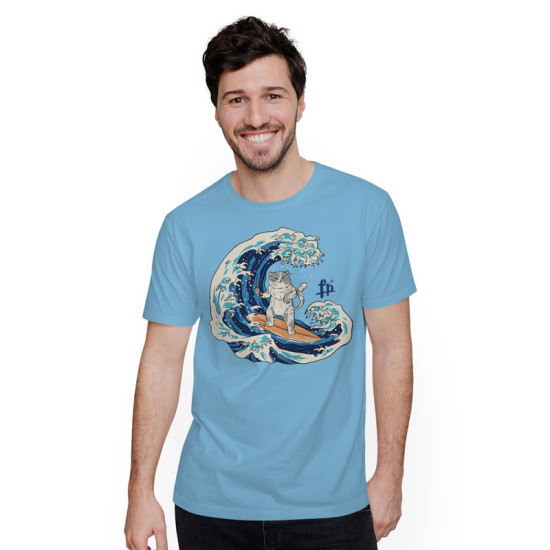 CAT SUSHI WAVE (Κοντομάνικο Ανδρικό / Unisex)