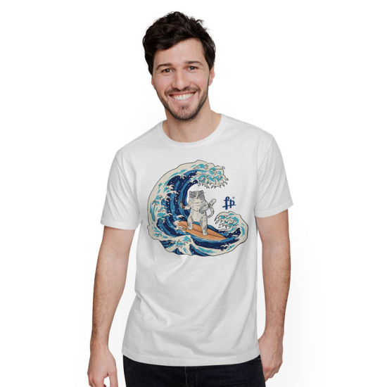 CAT SUSHI WAVE (Κοντομάνικο Ανδρικό / Unisex)