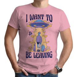 I WANT TO BE LEAVING (Κοντομάνικο Ανδρικό / Unisex)