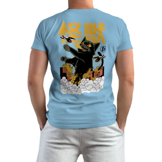 KAIJU ANIME CAT (Κοντομάνικο Ανδρικό / Unisex)