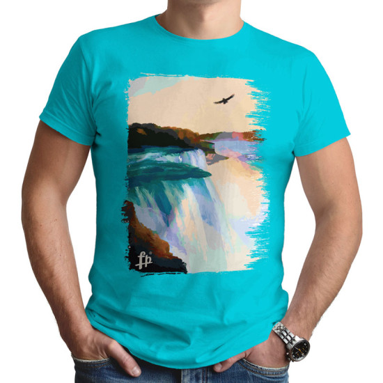 NIAGARA FALLS PAINTING (Κοντομάνικο Ανδρικό / Unisex)