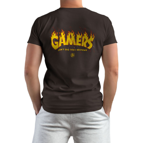 GAMERS DON'T DIE THEY RESPAWN (Κοντομάνικο Ανδρικό) GAMERS DON'T DIE THEY RESPAWN (Κοντομάνικο Ανδρικό)