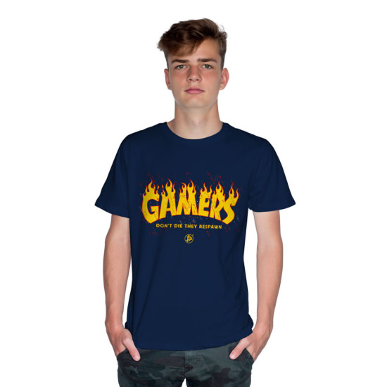 GAMERS DON'T DIE THEY RESPAWN (Κοντομάνικο Ανδρικό) GAMERS DON'T DIE THEY RESPAWN (Κοντομάνικο Ανδρικό)