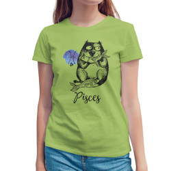 Αστείες Γάτες Ζώδια - Ιχθύς (Κοντομάνικο Γυναικείο) Αστείες Γάτες Ζώδια - Ιχθύς (Κοντομάνικο Γυναικείο)