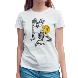 Αστείες Γάτες Ζώδια - Κριός (Κοντομάνικο Γυναικείο) Αστείες Γάτες Ζώδια - Κριός (Κοντομάνικο Γυναικείο)