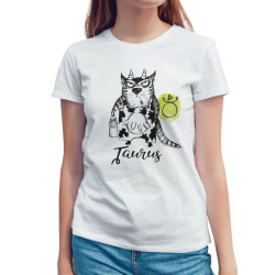 Αστείες Γάτες Ζώδια - Ταύρος (Κοντομάνικο Γυναικείο)