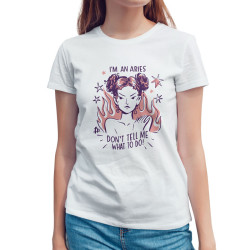 Γυναικεία Σκίτσα Ζώδια - Κριός (Κοντομάνικο Γυναικείο)