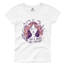 Γυναικεία Σκίτσα Ζώδια - Ταύρος (Κοντομάνικο Γυναικείο)