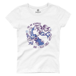 Γυναικεία Σκίτσα Ζώδια - Υδροχόος (Κοντομάνικο Γυναικείο)