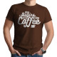 Life Begins After Coffee (Κοντομάνικο Ανδρικό / Unisex)