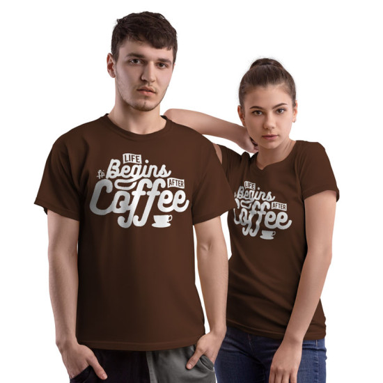 Life Begins After Coffee (Κοντομάνικο Ανδρικό / Unisex)