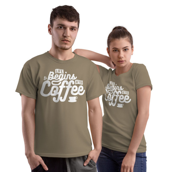 Life Begins After Coffee (Κοντομάνικο Ανδρικό / Unisex)