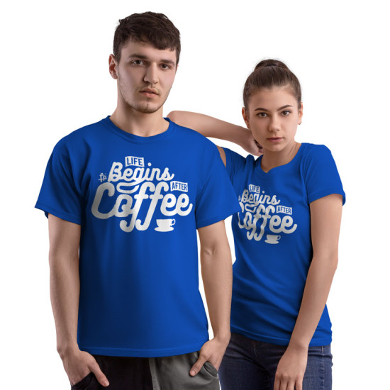 Life Begins After Coffee (Κοντομάνικο Ανδρικό / Unisex)