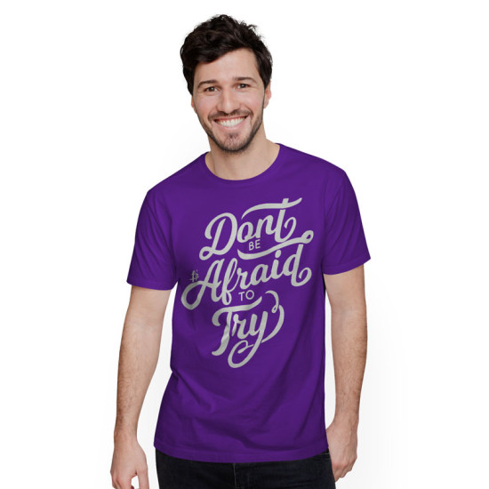 Don't Be Afraid To Try (Κοντομάνικο Ανδρικό / Unisex)