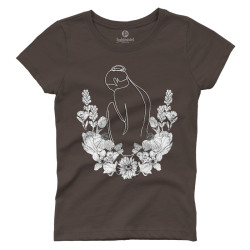 Γυναικεία φιγούρα με λουλούδια V3 (Κοντομάνικο Γυναικείο)