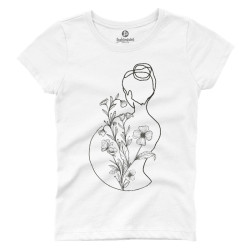 Γυναικεία φιγούρα με λουλούδια V8 (Κοντομάνικο Γυναικείο) Γυναικεία φιγούρα με λουλούδια V8 (Κοντομάνικο Γυναικείο)