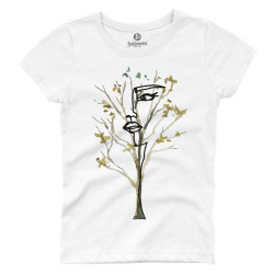 Γυναικείο πορτραίτο με δέντρο (Κοντομάνικο Γυναικείο) Γυναικείο πορτραίτο με δέντρο (Κοντομάνικο Γυναικείο)