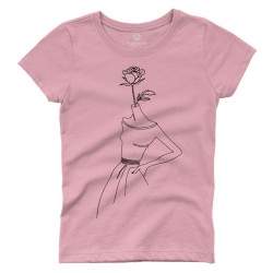 Φόρεμα με τριαντάφυλλο (Κοντομάνικο Γυναικείο) Φόρεμα με τριαντάφυλλο (Κοντομάνικο Γυναικείο)