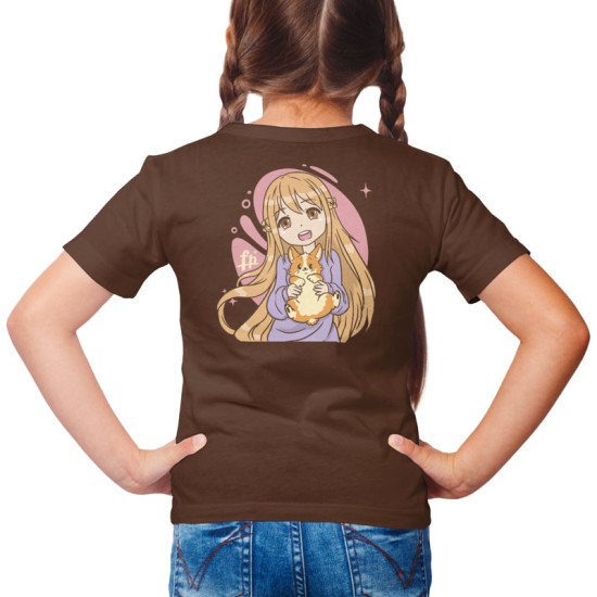 ANIME GIRL WTH CORGI (Κοντομάνικο Παιδικό)