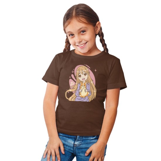 ANIME GIRL WTH CORGI (Κοντομάνικο Παιδικό)