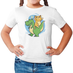 CAT AND TREX (Κοντομάνικο Παιδικό)